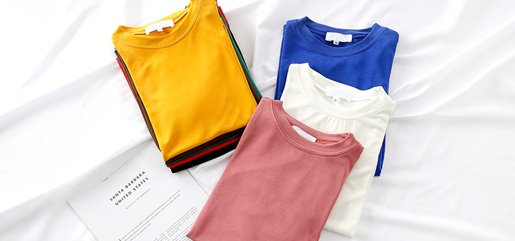 台州夏季T恤衫定做要选对材质